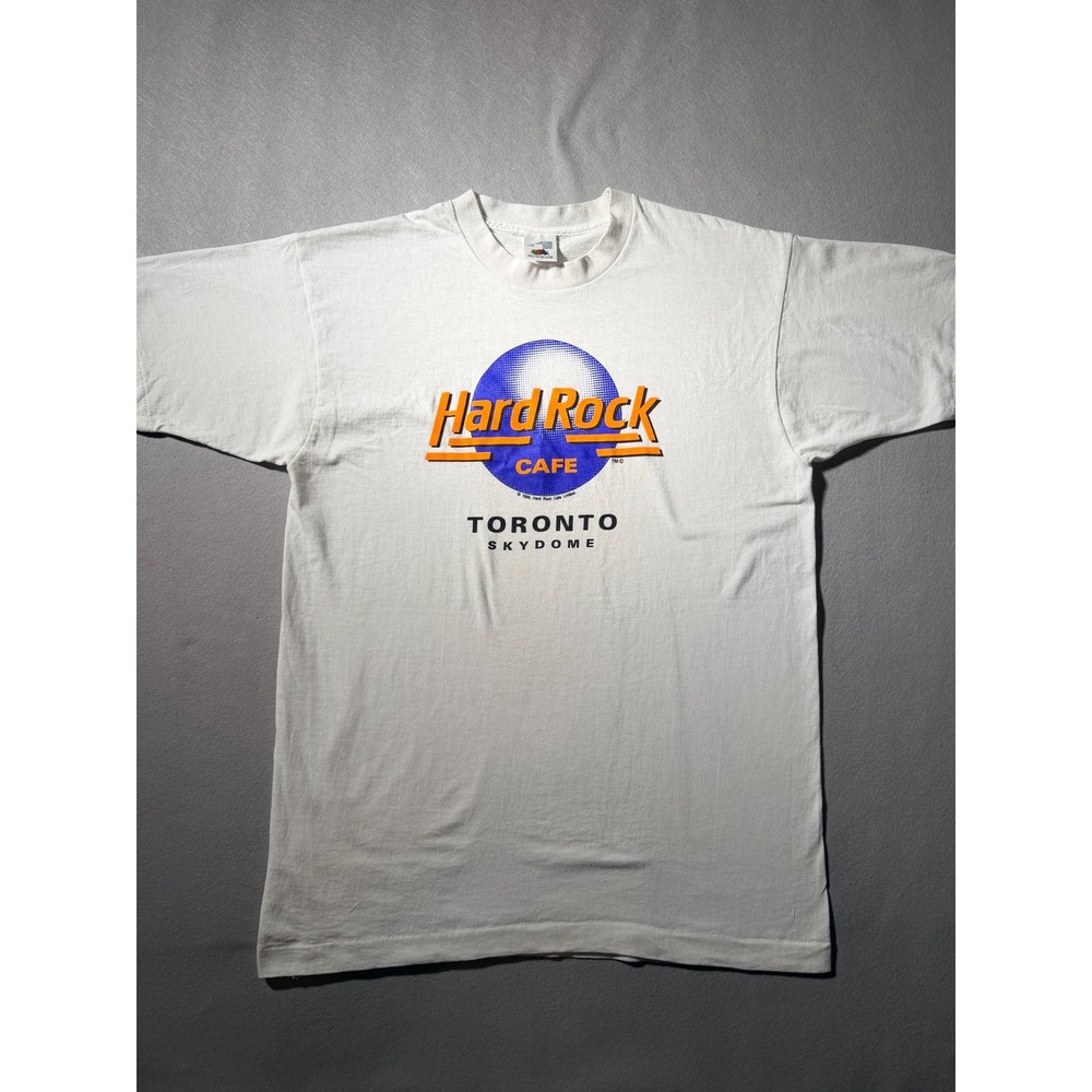 1989 Vintage Hard Rock‎ Cafe T-Shirt Men Large Toronto SkyDome Single Stitch